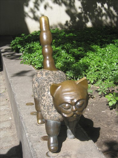 He will make your dream come true if you touch hia tail :)