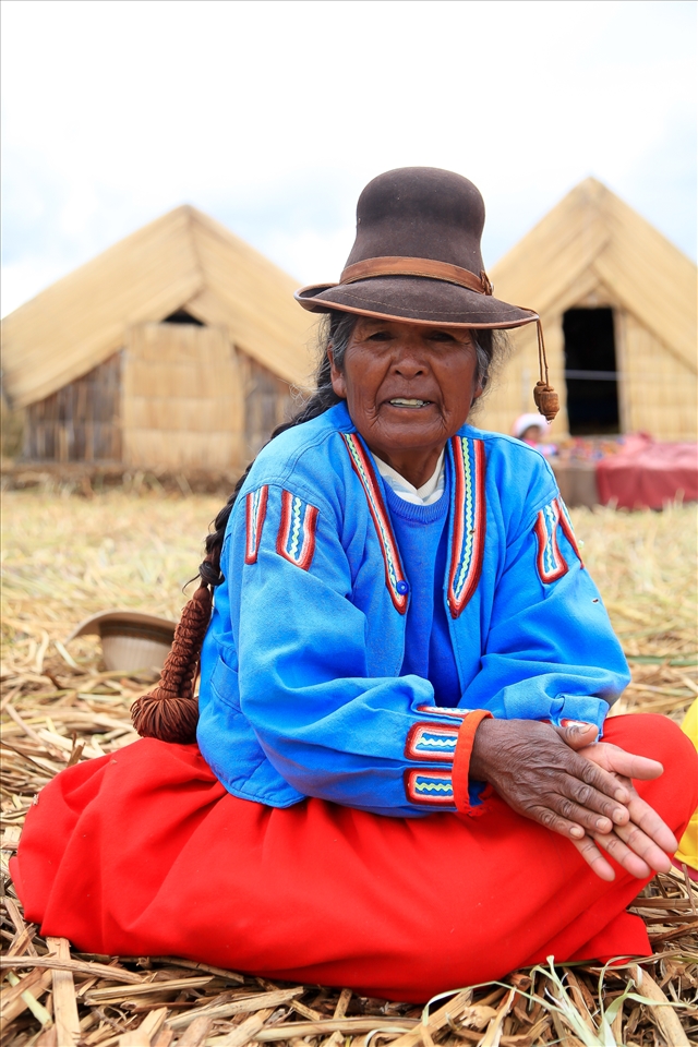 The matriarch of Santa Maria watching over her extended family.