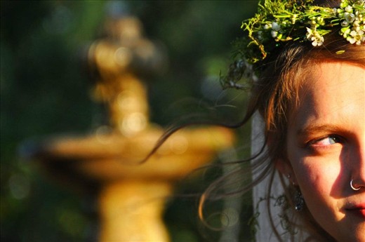 My beautiful sister, Rebakah May on her wedding day in SA.