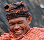 A Wae Rebo man trying hard not to break into a smile.: by nellietrew, Views[318]