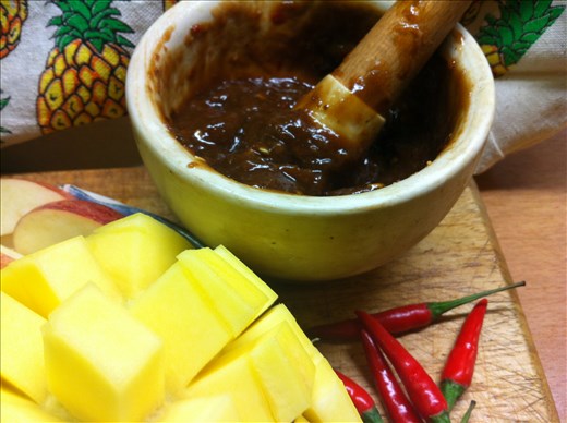 rujak - spicy Indonesian fruit salad