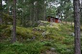 With a year round population of zero, Grinda's small cabins serve as getaways for Swedes from the mainland during the summer, especially around Midsummer Festival. : by neonbird, Views[547]