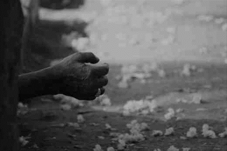 The hand that toils.