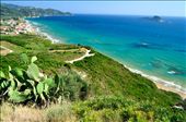 Between the cozy villages Arrias and Agios Stefanos in northwest Corfu there is a picturesque walking path close to the turquoise sea. On top of the hill you are offered a stunning view.: by nevena-chervenakova-journal, Views[400]
