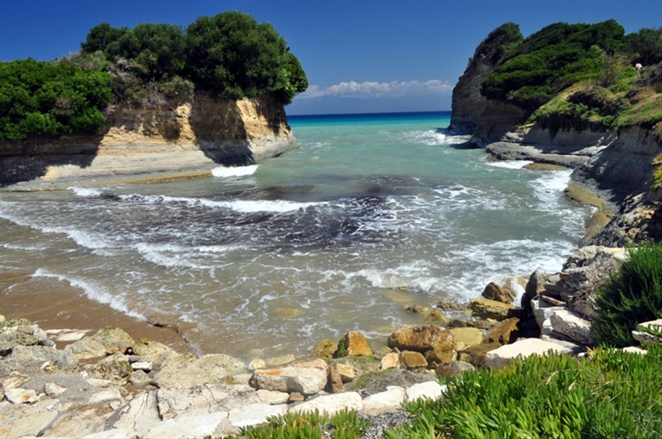 Canal d'Amour in the north Corfu is worthwhile visiting. The sea has formed beautiful shapes in the clay rocks. For sure, they give the surrounding area of the village Sidari a very personal touch.
