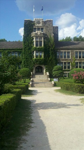 Oldest building at Yonsei University. The building block of what Yonsei is today