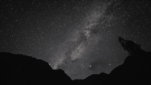 The Milkyway Galaxy as seen at 10pm in Zanskar