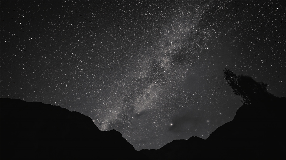 The Milkyway Galaxy as seen at 10pm in Zanskar