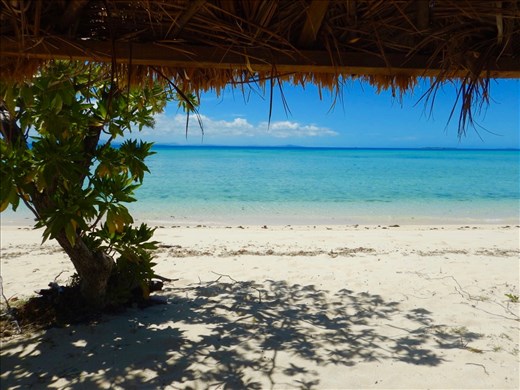 Shady spot in paradise, Tivua Island