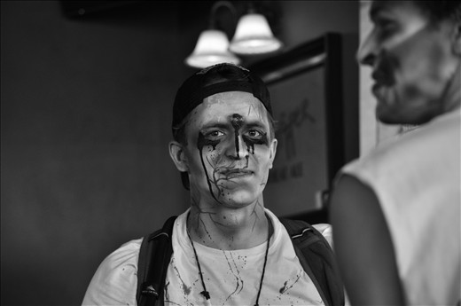 The moment he looked at me. Zombie at The Irish Pub Vancouver