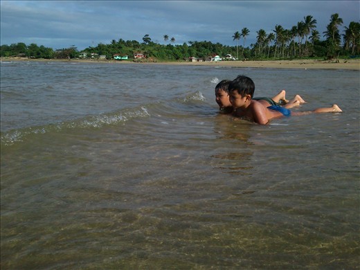  and so my kids took a plunged and have fun under the sun.