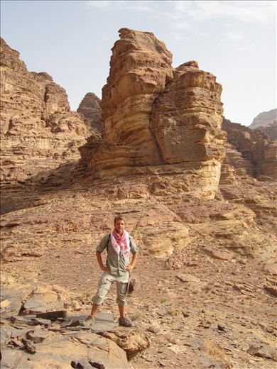 Hiking in Wadi Rum