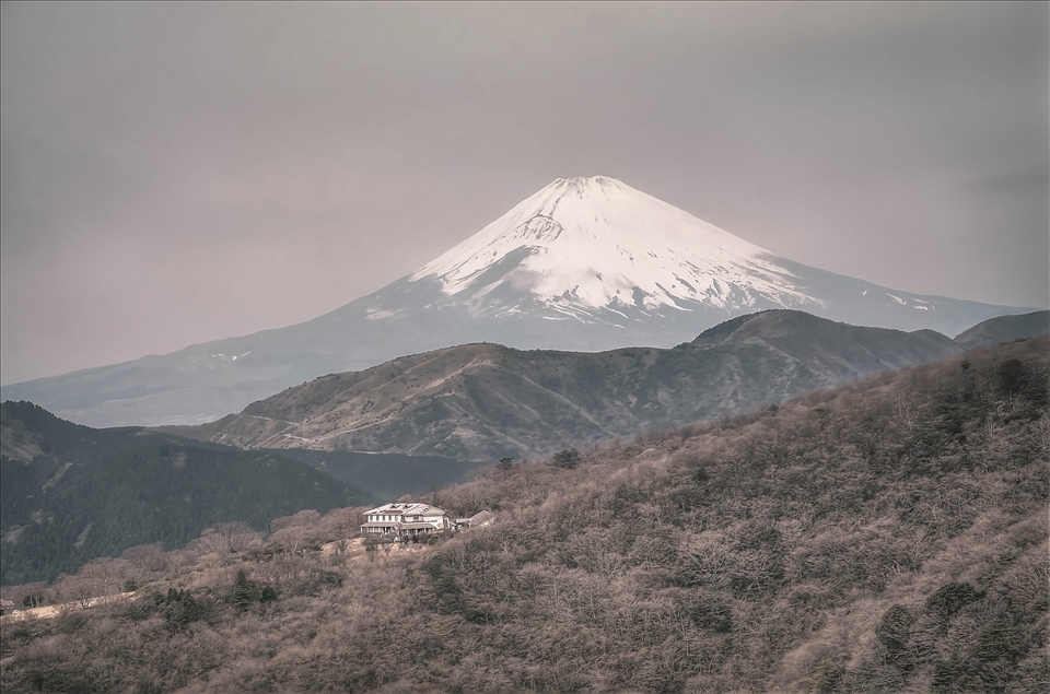 Japan's most famous natural landmark is often steeped in cloud so I was lucky