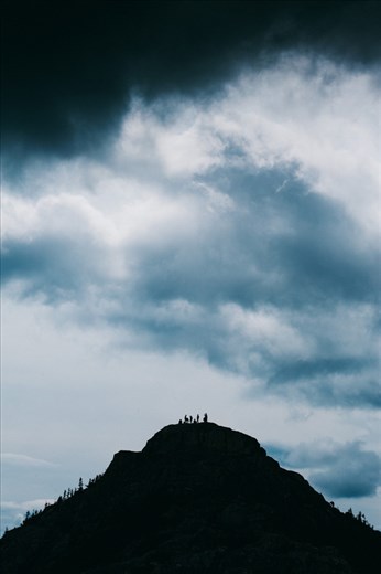 Mount Chocorua Summit Silhouettes 