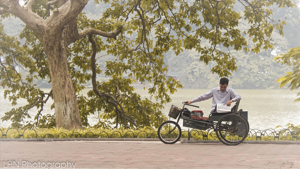 Chilling Disable Man