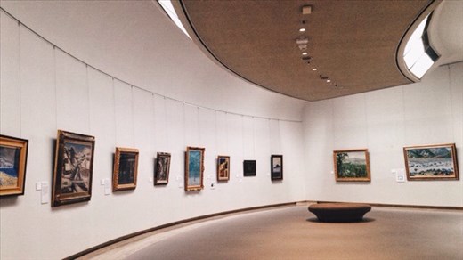 Hiroshima's beautiful museum of Modern Art 