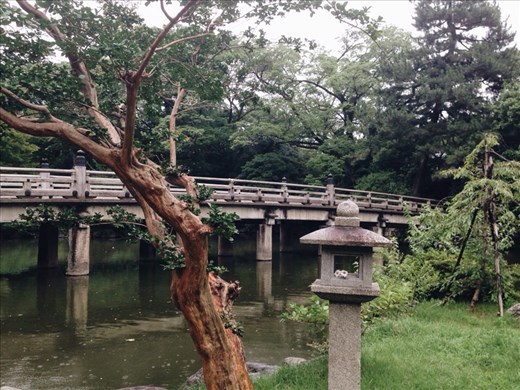 Itsukushima-jinja Shrine located inside the Imperial Palace Park. Small, peaceful and intimate. 