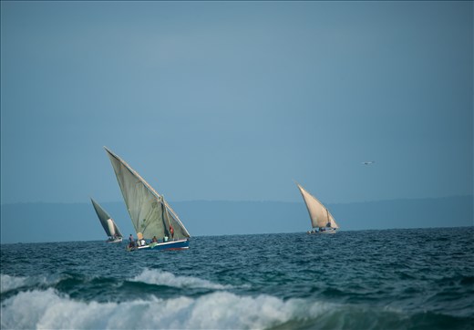 Early Start. The life of a fisherman begins incredibly early, It's overcast.