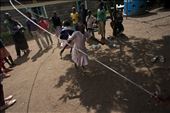 Children playing in the courtyard of the Kenyan association of Jukumu Letu: by nicolasacco, Views[525]