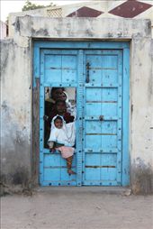 The contemporary life of this family in the Old City of Ahmedabad retains honour and privacy in often difficult conditions behind traditional customised architecture. This blue is connotative of Lord Krishna portraying subtle symbolism of religion and spirituality characteristic of the oldest surviving civilisation. The joy of the young girl and inquisitive nature of the women is a reflection of our attitude towards this image. : by nicolecrouchdesigns, Views[1539]