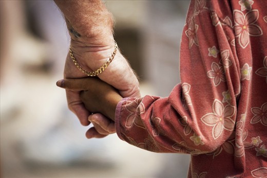 Rags and riches find comfort in one another.