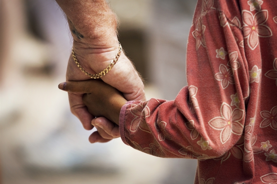 Rags and riches find comfort in one another.