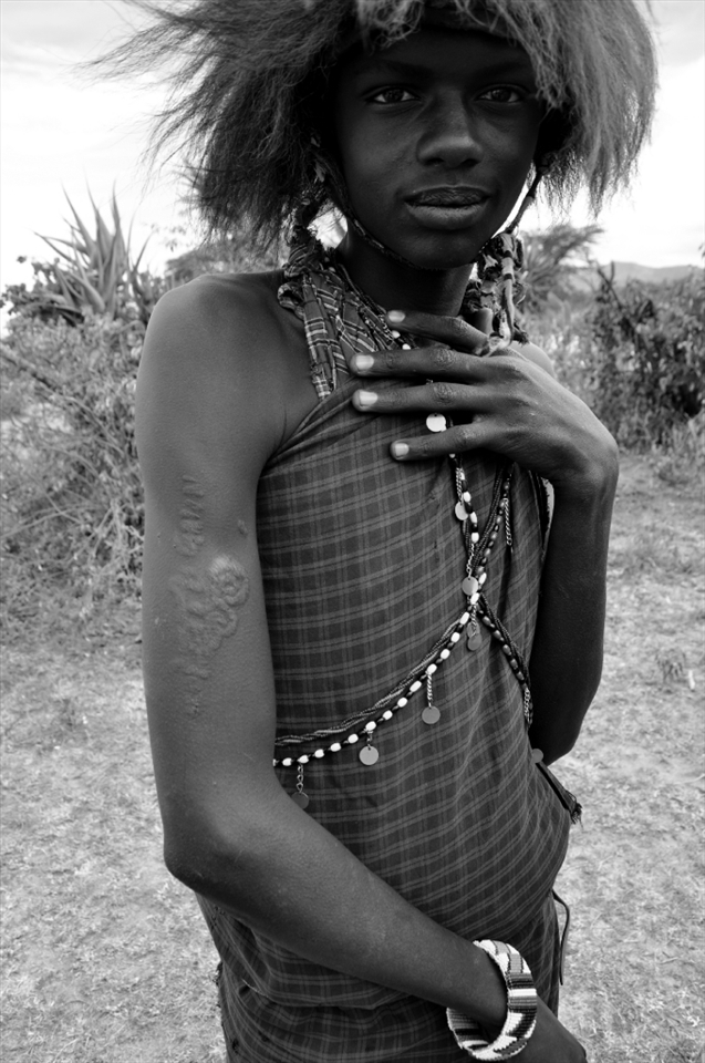 Young Maasai warrior