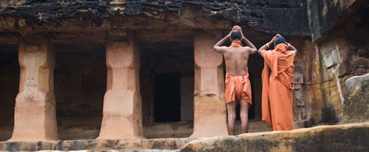  Any tourist who comes to Puri goes on a day trip to Udaygiri, Konark Temple, Nandankanan etc. This photo shows a scene at Udaygiri. These caves were made by Jain Sadhus for their meditation. I wanted to show how people still worship this place and at the same time tarnish the place's beauty by writing their names on the walls.