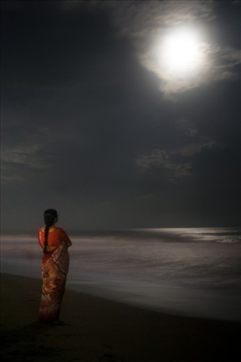  It was a full moon night at Puri. I loved the reflection on the sea. Puri is one of the most visited place in India  because it is so beautiful.