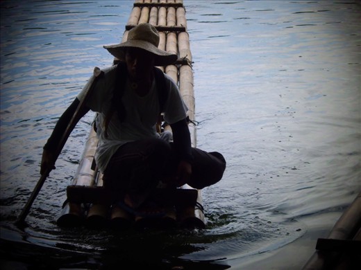 Bangkero is the term for local boatmen.