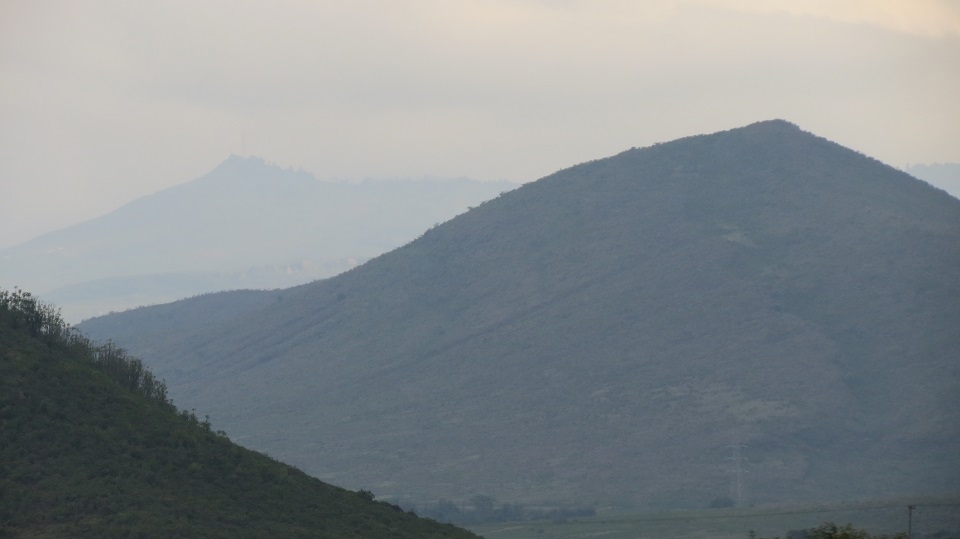 The amazing contours of the hills in Gilgil, Kenya