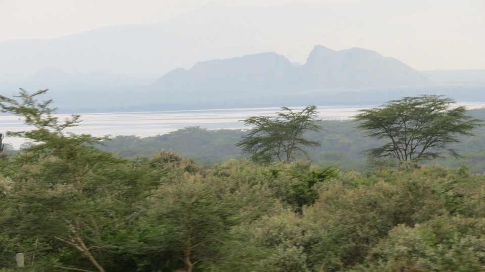 The beautiful skylines of lake elementaita