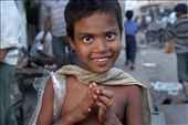 A young girl smiles despite makes a living collecting rubbish in Jaipur.: by njrussell, Views[375]