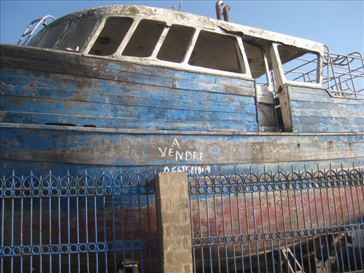 Boat for Sale at the Essaouira Harbor