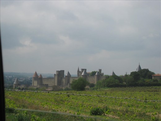 Fortress of Carcassone en route to Jesse and Georgette's
