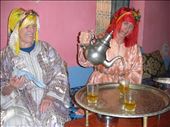 In Berber Dress After Lunch in Ourika Kelly Pouring Tea: by nncysf, Views[197]