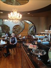 Cake Display at Turkish Airines Istanbul Lounge: by nncysf, Views[238]