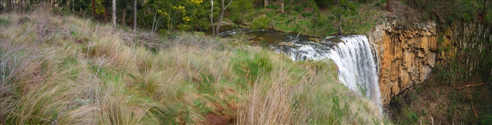 Trentham falls is part of the Wombat State Forest located NW of melbourne Vic