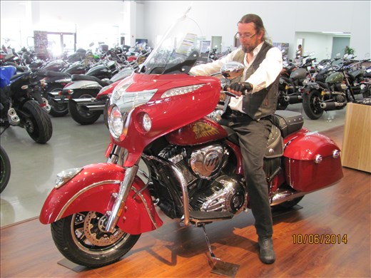 Kent on an 2014 Indian