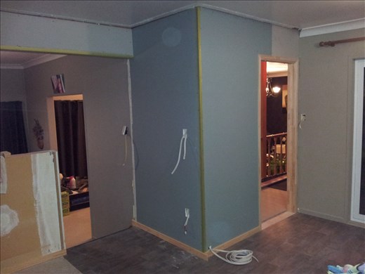 One door filled in and a cavity slider put in