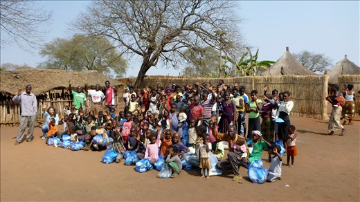 Some of our orphans in Mukuni Village Zambia