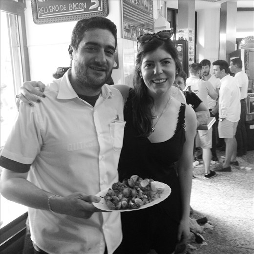 Getting a smile (smirk) out of our waiter Getting a smile (smirk) out of our waiter