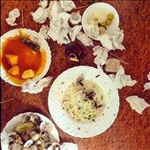 Tapas aftermath & the ubiquitous white paper napkin: by noodles, Views[192]