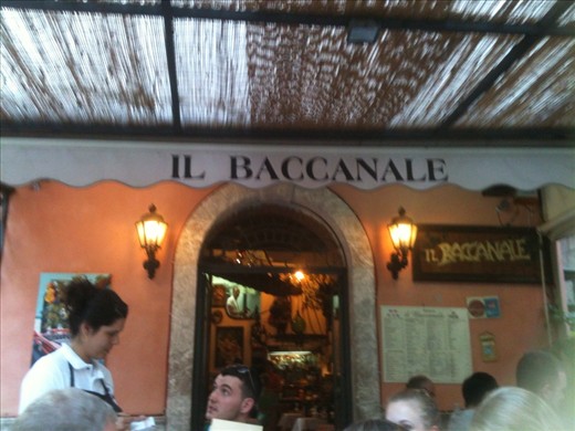 Favourite restaurant in Taoramina 