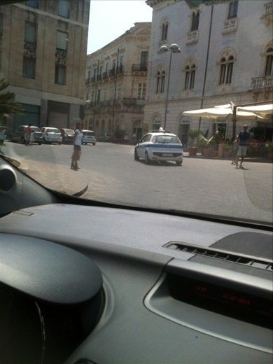 Police escort to hotel