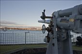 One of the gun emplacements still standing in Devonport near the HMNZS Philomel, the home of the New Zealand Navy. Once more this gun looks out across the Waitemata harbour towards auckland city, and was built during the War. Shot at F5, shutter speed of 1/320sec, I.S.O 100 and a focal length of 18mm.: by northhead, Views[391]