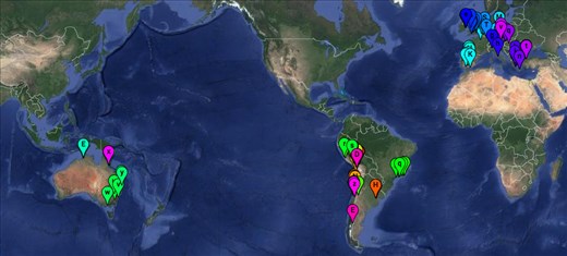Mapa de mis viajes (actualizado septiembre 2017)