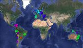 Finalicé el 2017 con este mapita viajero. Espero agregar nuevos destinos pronto: by nortina, Views[1385]