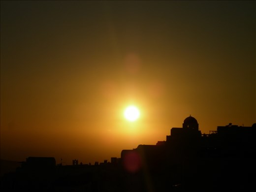 Atardecer en Oia, Santorini