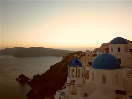 Iglesia en Oia, Santorini